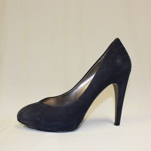 BCBG Navy Blue Suede Pump Heels